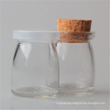 Pudding Bottle with Lid, High Temperature Milk Tea Cup and Yogurt Cup